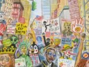 Marchando contra um regime corrupto