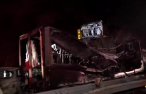 Enorme engavetamento em rodovia no centro do Japão mata um e fere muitos