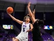 Olivia Miles tem o terceiro triplo-duplo consecutivo e Marta Suarez o primeiro como número 9 do TCU vence Pine Bluff