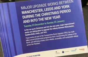 Passageiros ferroviários são instruídos a planejar o fechamento de uma rota importante