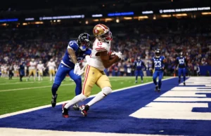 49ers WR Jauan Jennings entra no modo ‘Grinch’ e trolls os fãs depois de marcar um touchdown em confronto com Colts