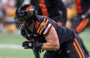 Cereja no topo: BC Lions estende DL canadense Nathan Cherry