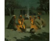 Um Natal no Velho Oeste, cortesia de Frederic Remington e Sid Richardson