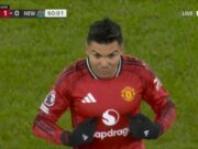 Ruben Amorim explica substituição ‘chocante’ de Casemiro após Manchester United vencer Newcastle