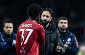 Ruben Amorim critica dois talentos da academia do Man Utd ao defender o tratamento de Kobbie Mainoo