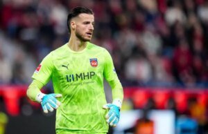 Arsenal coloca estrela da Bundesliga na lista de transferências como opção reserva de David Raya