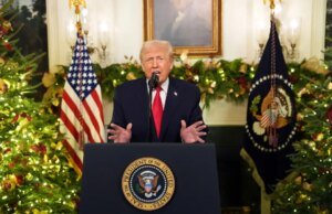 Donald Trump usa discurso no horário nobre para insistir que “a inflação foi interrompida” e “os preços caíram” – e para culpar Joe Biden