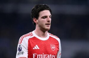 Ex-estrela do Arsenal despreza Declan Rice ao nomear o melhor meio-campista do mundo