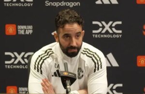 Ruben Amorim rebate jogadores ‘dirigidos’ do Manchester United após postagens de Harry Amass e Chido Obi