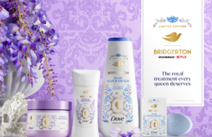 Esta nova coleção Dove ‘Bridgerton’ estreia quatro aromas de edição limitada antes da quarta temporada do programa