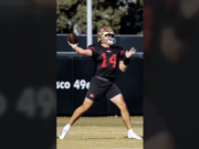 San Francisco 49ers fecha janela de treino para o QB canadense Kurtis Rourke e volta à lista NFI