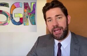 A concorrida celebração Potluck de John Krasinski parecia um sucesso