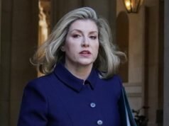 Dame Penny Mordaunt perseguidora presa