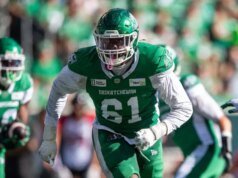 Ex-Saskatchewan Roughriders OL Trevor Reid selecionado pelo Dallas Renegades no Draft da UFL
