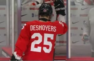 Caleb Desnoyers ne sait pas trop quoi penser du bronze : «Je ne suis pas né pour jouer un match de bronze»