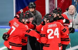 Hóquei masculino: o Canadá evita a catástrofe e passa na semifinal dos Jogos da Itália