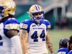 Winnipeg Blue Bombers deixa o veterano Shayne Gauthier