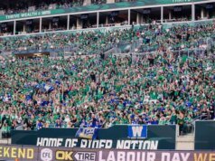 Saskatchewan Roughriders lança loteria para utilização não autorizada do Mosaic Stadium