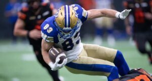 O futuro de Dalton Schoen com os Winnipeg Blue Bombers está claro como lama