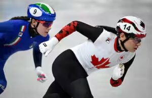 Médaille d’argent de Courtney Sarault em patinagem de vitesse: Rencontrez «Bruce» em missão