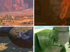 Você consegue reconhecer o filme da Pixar por 1/4 do quadro?