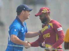 A Itália vence o sorteio e decide jogar contra as Índias Ocidentais em seu último jogo da Copa do Mundo T20