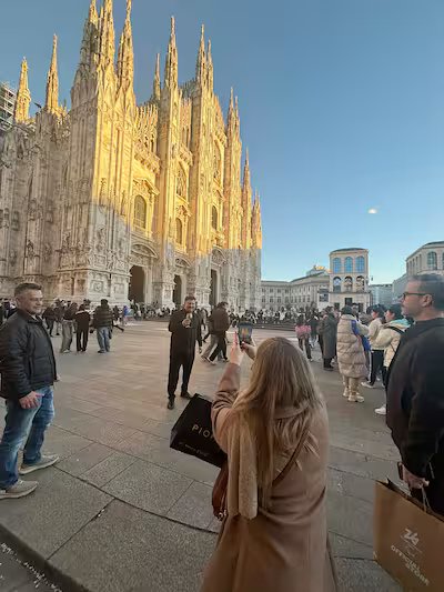 Uma verre de chianti com Tony na Itália