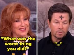 Não consigo parar de pensar no DOLOROSAMENTE Estranho de Mark Wahlberg "A vista" Aparência