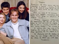 Katie Holmes, Chad Michael Murray e mais membros do elenco de “Dawson’s Creek” estão compartilhando homenagens comoventes ao seu falecido colega James Van Der Beek