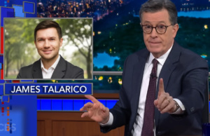 CBS nega ter forçado Stephen Colbert a não transmitir entrevista com candidato democrata e afirma que forneceu “orientação legal” sobre a regra de igualdade de tempo da FCC