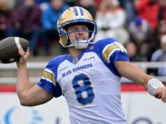 Winnipeg Blue Bombers QB Zach Collaros diz que a temporada 2026 CFL pode ser a última