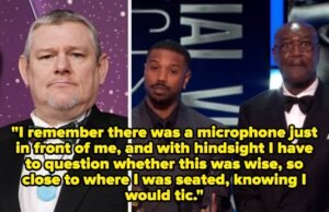 “Parece literalmente orquestrado”: John Davidson acaba de revelar que havia um microfone bem na frente de seu assento nos BAFTAs, e as pessoas estão “repulsas”