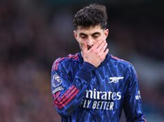 Os jogos que Kai Havertz perderá enquanto a estrela do Arsenal sofre nova lesão