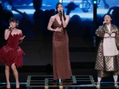 Cantores de ‘KPop Demon Hunters’ EJAE, Audrey Nuna e Rei Ami conseguem o público do BAFTA cantando com performance de ‘Golden’