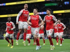 Estrela do Arsenal acusada de atuação ‘louca’ durante momento crucial do derby do norte de Londres