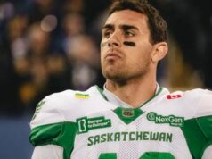 Jorgen Hus avaliando o futuro do jogo CFL com Saskatchewan Roughriders
