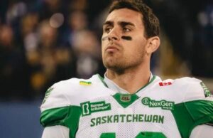 Jorgen Hus avaliando o futuro do jogo CFL com Saskatchewan Roughriders