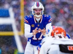 Josh Allen, as camisas da NFL mais vendidas do Buffalo Bills no Canadá na temporada de 2025