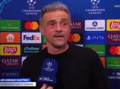 Luis Enrique reage ao possível empate do PSG com o Chelsea no sorteio da Liga dos Campeões