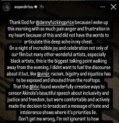 O ator de ‘My Father’s Shadow’ Ṣọpẹ́ Dìrísù critica o “racismo institucional” por trás da “censura” da BBC ao discurso de Akinola Davies Jr. no BAFTA, mas veicula calúnias racistas