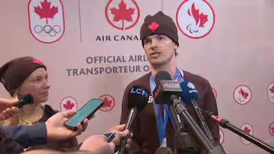 À VOIR : nossos atletas quebequenses reviennent à la maison