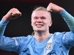 Lesão de Erling Haaland é a mais recente e atacante perde Manchester City x Salford na FA Cup