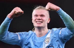 Lesão de Erling Haaland é a mais recente e atacante perde Manchester City x Salford na FA Cup
