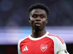 Lesão de Bukayo Saka é a mais recente antes de Arsenal x Chelsea