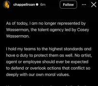 Chappell Roan sai do império musical de Casey Wasserman por causa das revelações dos arquivos de Epstein do chefe do LA28: “Eu me recuso a ficar passivamente parado”