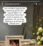 Rebecca Gayheart agradece aos apoiadores após a morte de Eric Dane: “So Blown Away”