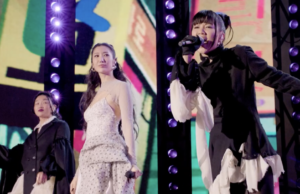 Cantores de ‘KPop Demon Hunters’ EJAE, Audrey Nuna e Rei Ami cantam ‘Golden’ no BRIT Awards