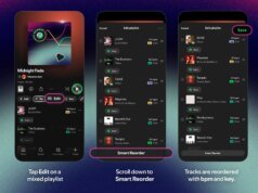 O recurso mais recente do Spotify reordena automaticamente suas playlists para transições mais suaves