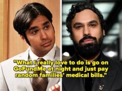 A estrela da “Teoria do Big Bang”, Kunal Nayyar, revelou que acessa regularmente o GoFundMe para pagar contas médicas de pessoas aleatórias, e a resposta on-line é seriamente deprimente