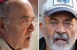 Mel Gibson consultando o arcebispo excomungado — que certa vez chamou o Papa Francisco de “servo de Satanás” — para a “ressurreição de Cristo”